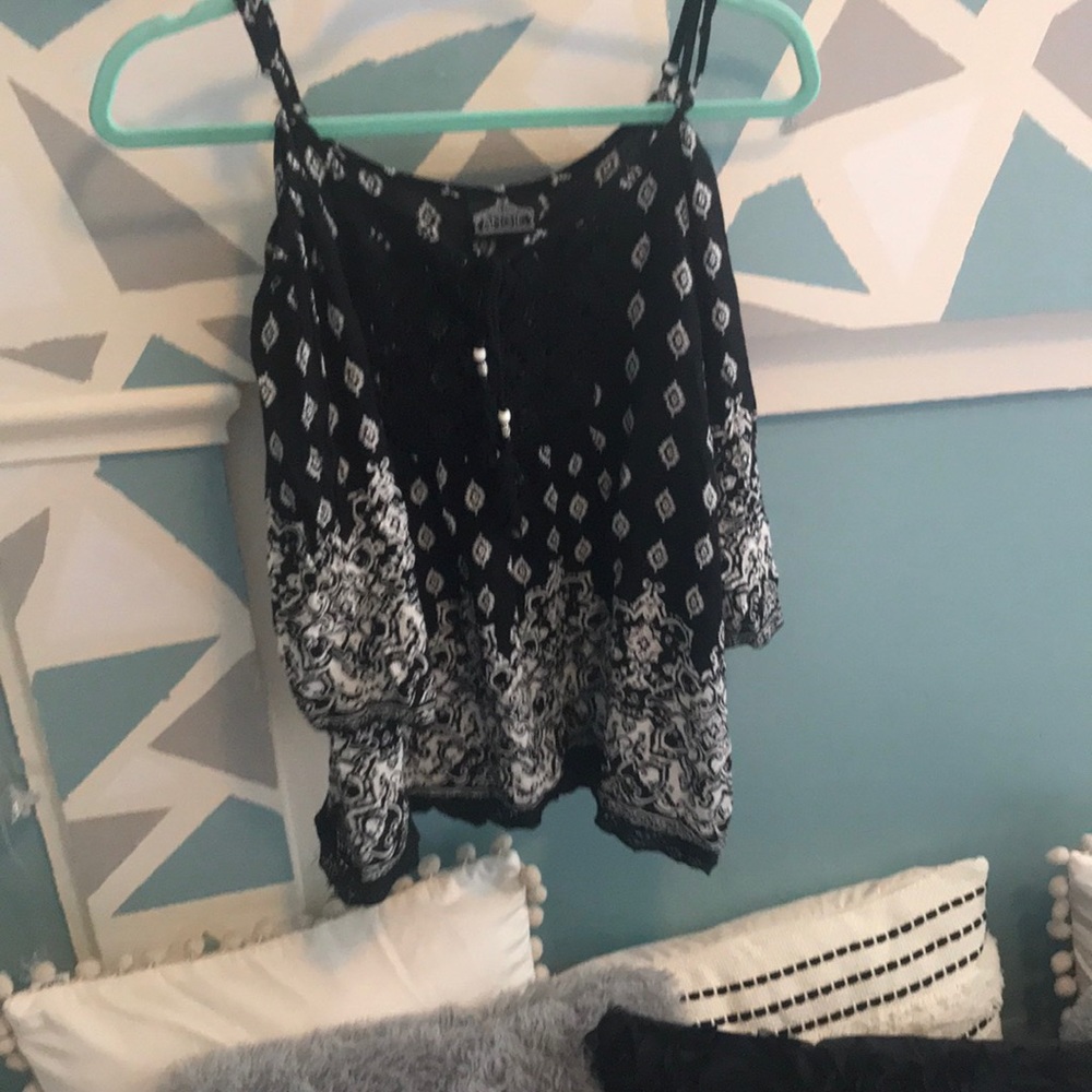 Cold shoulder blouse